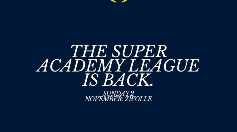 Super Academy League – Seizoen 3 gaat van start!